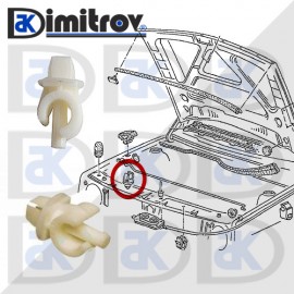 Щипка щека преден капак Audi 80 100 Seat Altea Leon Volkswagen Golf Polo